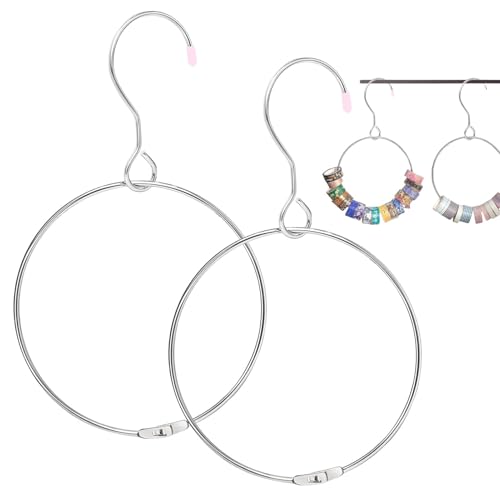Aufbewahrungsring für Papierband, Washi-Tape-Organisationsring mit großem Haken, 2 x Washi-Bänder, Schrank-Organizer, Rack-Ring für Netz, Häkeln, Klebeband, Schlüssel Aufbewahrungsring für Papierband, Washi-Tape-Organisationsring mit großem Haken, 2 x Washi-Bänder, Schrank-Organizer, Rack-Ring für Netz, Häkeln, Klebeband, Schlüssel von Generisch