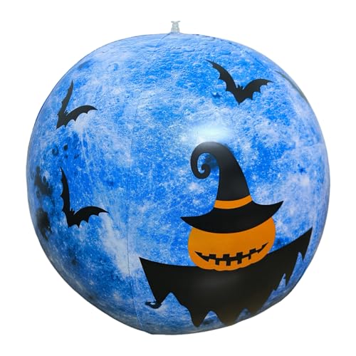 Aufblasbare Halloween -Bälle, Bat Beach Ball, wasserdicht Scary Halloween Pumplet Balloons Blowd Probs Toy Waoffelspielzeug Herumn Autoaktion aufblasbare wasserdichte Burciélago Kürbi Aufblasbare Halloween -Bälle, Bat Beach Ball, wasserdicht Scary Halloween Pumplet Balloons Blowd Probs Toy Waoffelspielzeug Herumn Autoaktion aufblasbare wasserdichte Burciélago Kürbi von Generisch