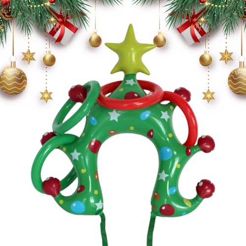 Aufblasbarer Weihnachtsring - - Urlaubsspielzeug, Festlicher Partyhut | Familien imFreien-imFreien-imFreien, Unterhaltsame Schulunterhaltung Für Kinder Erwachsene, Saisonale Eventvorräte Und We Aufblasbarer Weihnachtsring - - Urlaubsspielzeug, Festlicher Partyhut | Familien imFreien-imFreien-imFreien, Unterhaltsame Schulunterhaltung Für Kinder Erwachsene, Saisonale Eventvorräte Und We von Generisch