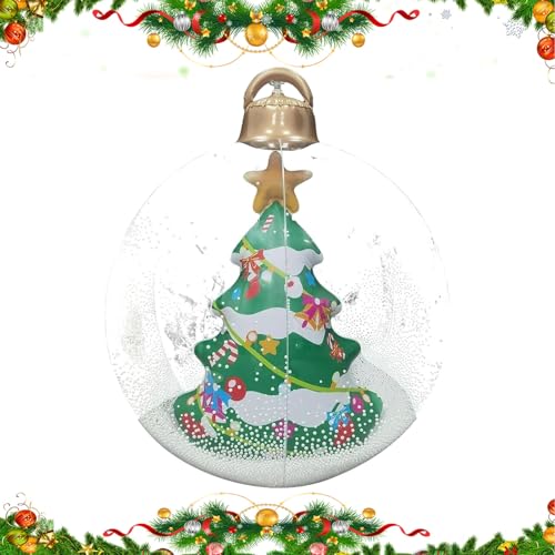 Aufblasbarer Weihnachtsschmuck, Aufblasbare Weihnachtsdeko Luftballon, Wasserdichte Dekokugeln Für Draußen Garten Innenbereich Fest Partys Festtage Aufblasbarer Weihnachtsschmuck, Aufblasbare Weihnachtsdeko Luftballon, Wasserdichte Dekokugeln Für Draußen Garten Innenbereich Fest Partys Festtage von Generisch