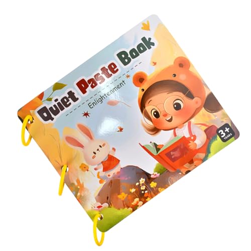 Aufkleber -Aufkleberbuch, Learning Sticker Book - Malbuch Aufkleber Buch Tiersusorische Spielzeuge | Kinderspielzeug interaktive Feinmotorik -Fähigkeiten Kinderhandwerk für Kindergarten von Generisch