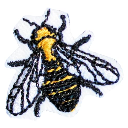 Aufnäher "Biene krabbelnd" Patch Flicken Loch Kleidung Imker von Generisch