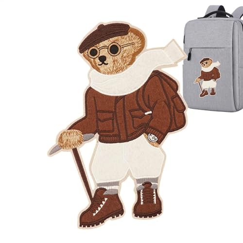 Aufnäher Reparatur für Kleidung, Hut, Tasche, Bären-Applikationen für Pullover, Stoff-Reparaturflicken für Kinder, Kleidung, Jeans, Jacken, Hüte, Schuhe, zum Aufnähen, Reparaturflicken und Abzeichen Aufnäher Reparatur für Kleidung, Hut, Tasche, Bären-Applikationen für Pullover, Stoff-Reparaturflicken für Kinder, Kleidung, Jeans, Jacken, Hüte, Schuhe, zum Aufnähen, Reparaturflicken und Abzeichen von Generisch