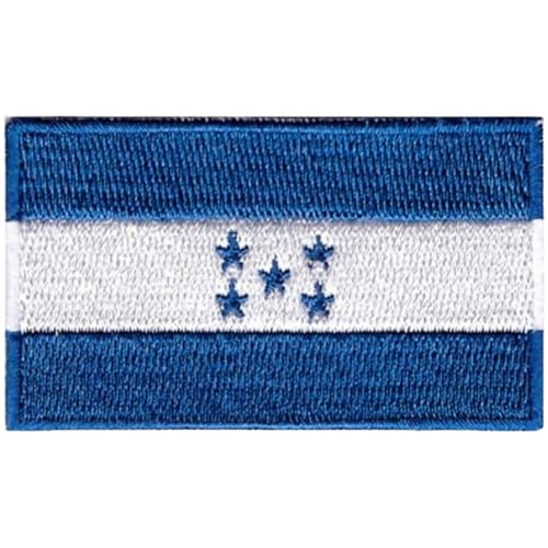 Aufnäher mit Honduras-Flagge, 7 x 4 cm, bestickt, zum Aufbügeln / Aufnähen, taktisches Militär-Emblem für Jacken, Rucksäcke, Hüte und Kleidung – DIY Stoff Reparatur Patch Aufnäher mit Honduras-Flagge, 7 x 4 cm, bestickt, zum Aufbügeln / Aufnähen, taktisches Militär-Emblem für Jacken, Rucksäcke, Hüte und Kleidung – DIY Stoff Reparatur Patch von Generisch