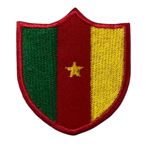 Aufnäher zum Aufbügeln oder Aufnähen, Motiv: Kamerun, Militär, für Kleidung, Rucksäcke, Mützen von Generisch