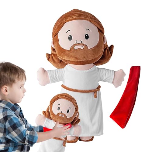 Ausgestopfter Jesus Für Kinder - Cartoon Jesus Puppe Kissen Spielzeug, Weiche Und Elastische Heimdekoration, Ostern, Katholisches Weihnachtsfest Für Spielzimmer, Kinderzimmer, Schlafzimmer, Couch, Woh Ausgestopfter Jesus Für Kinder - Cartoon Jesus Puppe Kissen Spielzeug, Weiche Und Elastische Heimdekoration, Ostern, Katholisches Weihnachtsfest Für Spielzimmer, Kinderzimmer, Schlafzimmer, Couch, Woh von Generisch