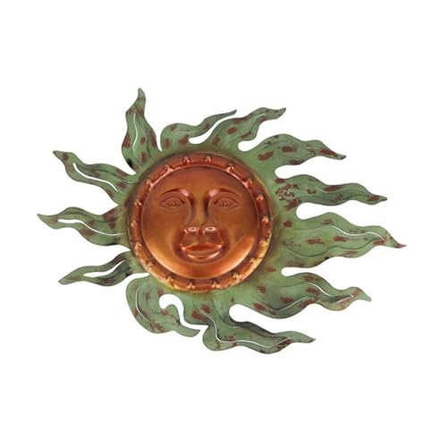 Außendekoration Sonne Metall Generico - Hängende Wandkunst, Lebendiges Ornament für Haus, Garten, Terrasse, Zaun Außendekoration Sonne Metall Generico - Hängende Wandkunst, Lebendiges Ornament für Haus, Garten, Terrasse, Zaun von Generisch