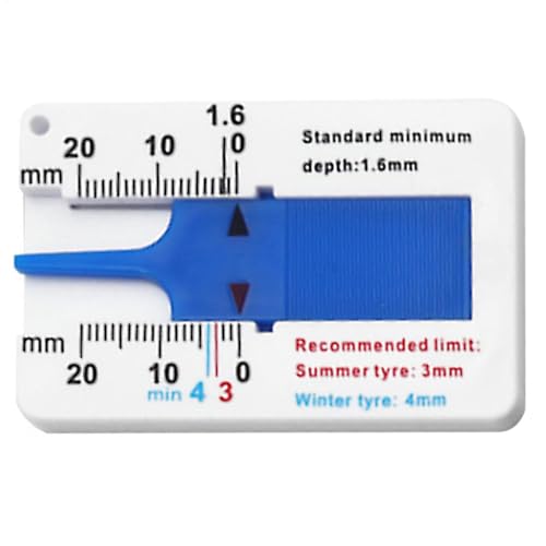 Auto Reifen Profiltiefenmesser Bremssattel Auto Motorrad Anhänger Rad Messen Auto-Styling Repair Tool R Reifen Tragbar Tiefenmessschieber Profiltiefen-Messgerät Auto Reifen Profiltiefenmesser Bremssattel Auto Motorrad Anhänger Rad Messen Auto-Styling Repair Tool R Reifen Tragbar Tiefenmessschieber Profiltiefen-Messgerät von Generisch