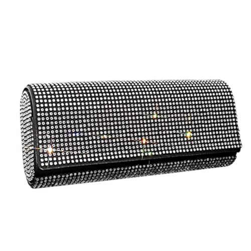 Auto-Sonnenbrillen-Etui, glitzernd, Auto-Sonnenbrillenhalter mit Magnetverschluss, Sonnenbrillen-Organizer, Kristall-Sonnenbrillenhalter, Schutzbox, universal, Weiß Auto-Sonnenbrillen-Etui, glitzernd, Auto-Sonnenbrillenhalter mit Magnetverschluss, Sonnenbrillen-Organizer, Kristall-Sonnenbrillenhalter, Schutzbox, universal, Weiß von Generisch
