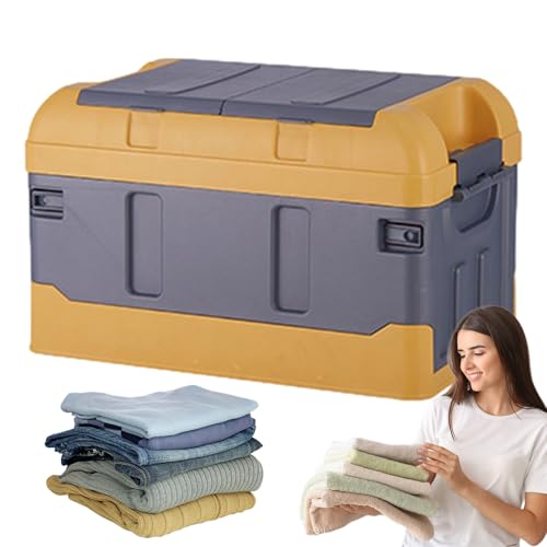 Autoaufbewahrungsorganisator - Autoorganisator Campingbox, große Kapazität -resistente Autokoffer -Lagerbox, Autoklappkiste für Auto- und LKW zusammenklappbarer Auto -Kofferraum -Aufbewahrungso von Generisch