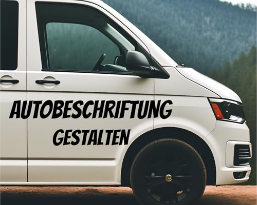 Autoaufkleber Aufkleber selbst gestalten 10-150cm Wunschaufkleber Buchstaben Wunschtext Name - für glatte Oberflächen - Schriftzug Sticker Werbung Tuning Auto Fahrrad Wohnmobil KFZ von Generisch