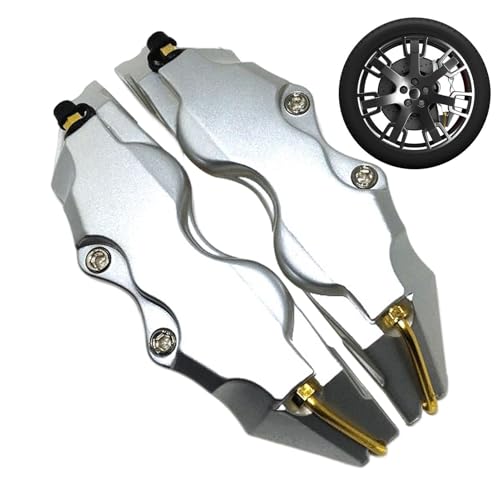 Autobremsceciper Protector Covers | 2pcs Wheel Hub Container Cover Kit - Stylish Brems Decoration Accessoire für automatische Verbesserungen, Bremsstaubschild, hitzebeständige, einfache Installationsa Autobremsceciper Protector Covers | 2pcs Wheel Hub Container Cover Kit - Stylish Brems Decoration Accessoire für automatische Verbesserungen, Bremsstaubschild, hitzebeständige, einfache Installationsa von Generisch