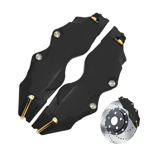 Autobremsceciper Protector Covers | 2pcs Wheel Hub Container Cover Kit - Stylish Brems Decoration Accessoire für automatische Verbesserungen, Bremsstaubschild, hitzebeständige, einfache Installationsa Autobremsceciper Protector Covers | 2pcs Wheel Hub Container Cover Kit - Stylish Brems Decoration Accessoire für automatische Verbesserungen, Bremsstaubschild, hitzebeständige, einfache Installationsa von Generisch