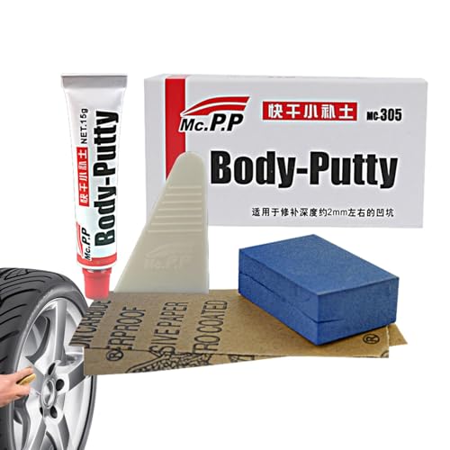Autokratzer-Reparatur-Set für Autokratzer | Kitt für Autokratzer | Kitt für Autokratzer | Kratzfeste Spachtelmasse für Autolackreparaturen | Spachtelmasse für Autolack Autokratzer-Reparatur-Set für Autokratzer | Kitt für Autokratzer | Kitt für Autokratzer | Kratzfeste Spachtelmasse für Autolackreparaturen | Spachtelmasse für Autolack von Generisch