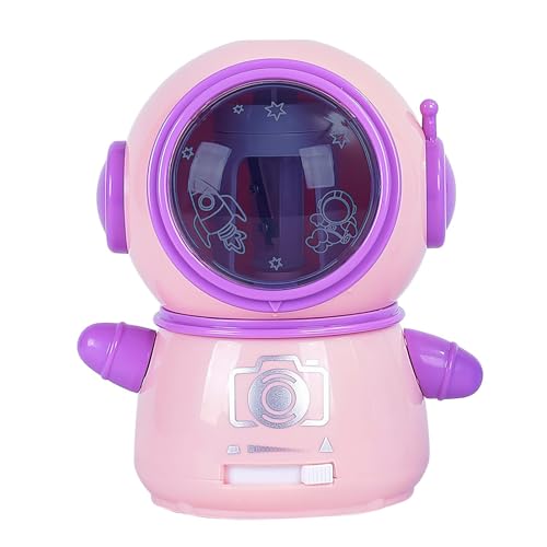 Automatische Astronaut -Schärfer - Vielseitiger Auto Stopp Bleistiftschärfer | Zuverlässiger Astronautformbleistiftschärfer | Stecker Bleistiftschärfer USB -betrieben Für Farbige Stifte, Klassenzimmer von Generisch