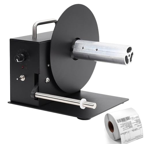 Automatische Etikettenaufwickler, bidirektional, mit einstellbarer Geschwindigkeit, 2,5–20,3 cm/s, für effiziente Kleidungsanhänger und Barcode-Management von Generisch
