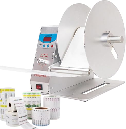Automatische Etikettenaufwickler mit einstellbarer Geschwindigkeit, zählt bis zu 9999, perfekt für Logistik und Einzelhandelsbeschriftung Automatische Etikettenaufwickler mit einstellbarer Geschwindigkeit, zählt bis zu 9999, perfekt für Logistik und Einzelhandelsbeschriftung von Generisch