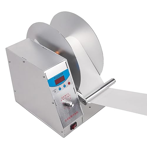 Automatische Etikettenaufwicklermaschine, einstellbare Geschwindigkeit für effiziente Etiketten- und Etikettenhandhabung, zählbare Kreise 0-9999 Automatische Etikettenaufwicklermaschine, einstellbare Geschwindigkeit für effiziente Etiketten- und Etikettenhandhabung, zählbare Kreise 0-9999 von Generisch