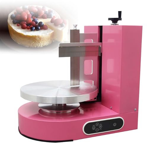 Automatische Kuchenglasurmaschine, für glatte Creme-Dekoration, ideal für 10,2 - 30,5 cm große Kuchen, perfekt für Konditoreien und den Heimgebrauch von Generisch