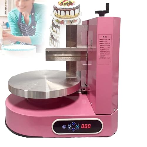 Automatische Kuchenstreumaschine - Elektrisches Beschichtungsglättungswerkzeug für Geburtstagskuchen, 10,2 - 30,5 cm Größe von Generisch