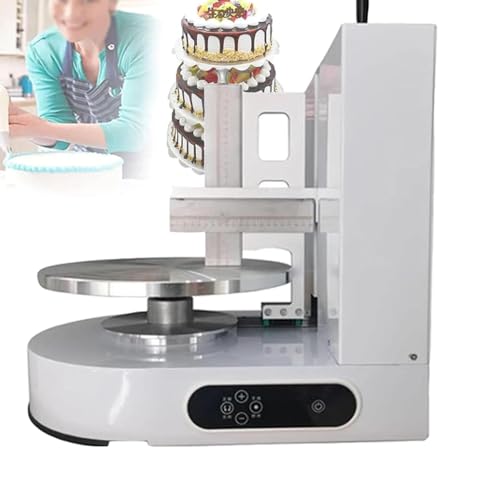 Automatische Kuchenstreumaschine - Elektrisches Beschichtungsglättungswerkzeug für Geburtstagskuchen, 10,2 - 30,5 cm Größe von Generisch