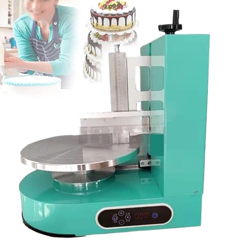 Automatische Kuchenstreumaschine - Elektrisches Beschichtungsglättungswerkzeug für Geburtstagskuchen, 10,2 - 30,5 cm Größe von Generisch