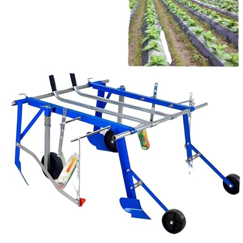 Automatische Mulchfolienmaschine, einstellbare Tiefe für einfaches Mulchen, ideal für Gewächshäuser, Gärten und Obstgärten von Generisch