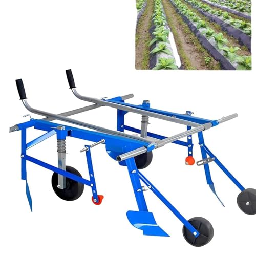 Automatische Mulchfolienmaschine, einstellbare Tiefe für einfaches Mulchen, ideal für Gewächshäuser, Gärten und Obstgärten von Generisch