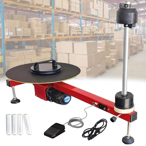Automatische Palettenverpackungsmaschine mit Folienspender für industrielle Verpackung und Logistikeffizienz von Generisch