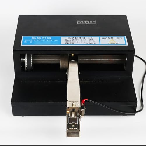 Automatische Papierbindemaschine mit Pedalschalter, robuster industrieller Hefter für Buchhandlung, Fabrik, Karton und Aktenbindung Automatische Papierbindemaschine mit Pedalschalter, robuster industrieller Hefter für Buchhandlung, Fabrik, Karton und Aktenbindung von Generisch