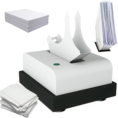 Automatische Papiersortiermaschine – Hochgeschwindigkeits-Papierjogger, 50 mm Kartonbreite, 500 Seiten Dicke, für A4/A5/A6-Papier von Generisch