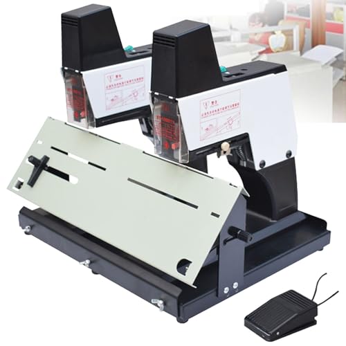 Automatische Sattelbindemaschine, Elektrischer Buchhefter, Einstellbarer Druck und Fußpedal, für Schulen, Büros, Verlagshäuser Automatische Sattelbindemaschine, Elektrischer Buchhefter, Einstellbarer Druck und Fußpedal, für Schulen, Büros, Verlagshäuser von Generisch