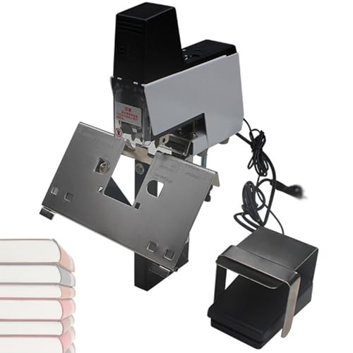 Automatische Sattelbindemaschine, Elektrischer Hefter für 2-30 Blatt, Einstellbare Intensität 1-9 Stufen, Ideal für Büros und Schulen von Generisch