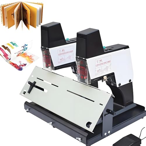 Automatische Schnellhefter-Bindermaschine, einstellbare Dicke und Intensitätsstufen, schwere Buchbindung und Bürogebrauch von Generisch