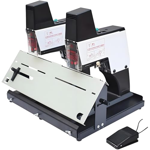Automatische Schnellhefter-Bindermaschine mit Pedal, einstellbare Dicke und Intensität für Zuhause, Schule, Büro, Geschäftsgebrauch von Generisch