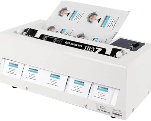 Automatische Visitenkartenschneidemaschine, verstellbarer Randschneider für professionelle Namenskarten, Hochgeschwindigkeitsschneiden bei 30 Stück/min Automatische Visitenkartenschneidemaschine, verstellbarer Randschneider für professionelle Namenskarten, Hochgeschwindigkeitsschneiden bei 30 Stück/min von Generisch