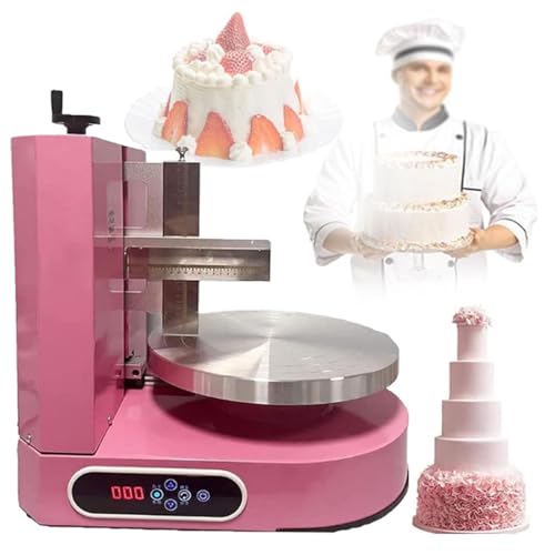 Automatische elektrische Kuchenglasurmaschine, dekoratives Creme-Butter-Glättungswerkzeug für professionelles Backen und Kuchendekoration von Generisch