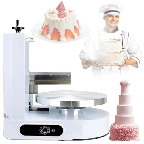 Automatische elektrische Kuchenglasurmaschine, dekoratives Creme-Butter-Glättungswerkzeug für professionelles Backen und Kuchendekoration von Generisch