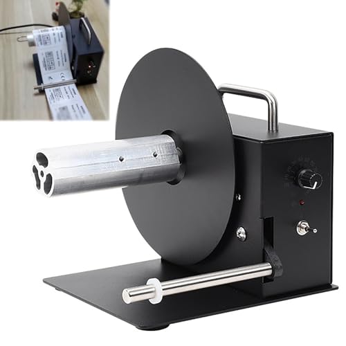 Automatischer Etikettenaufwickler, Hochgeschwindigkeits-20,3 cm/s für effizientes Aufwickeln von Etiketten, ideal für Kleidungsetiketten, Barcodes und selbstklebende Aufkleber von Generisch