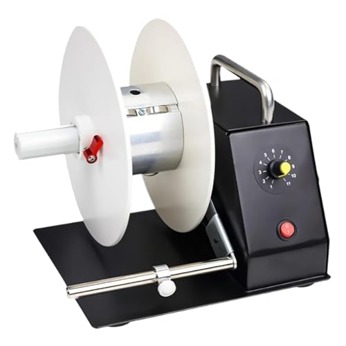 Automatischer Etikettenaufwickler, einstellbare Geschwindigkeit, Rückspulbreite 20–110 mm, Durchmesser 180 mm, selbsteinstellender Druckstab für verschiedene Drucker von Generisch