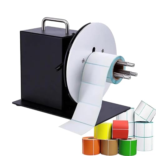 Automatischer Etikettenaufwickler – Einstellbare Geschwindigkeit, Rückspuldurchmesser 185 mm, 1-8 Zoll/Sekunde für Logistik, Büro, Lager von Generisch