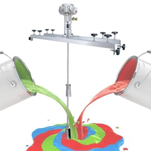 Automatischer Farbmischer, 3/4 PS Hochleistungs-Rührmaschine mit 0–1800 U/min Geschwindigkeit für effizientes Mischen von viskosen Flüssigkeiten, Tinten, Farbstoffen und Chemikalien Automatischer Farbmischer, 3/4 PS Hochleistungs-Rührmaschine mit 0–1800 U/min Geschwindigkeit für effizientes Mischen von viskosen Flüssigkeiten, Tinten, Farbstoffen und Chemikalien von Generisch