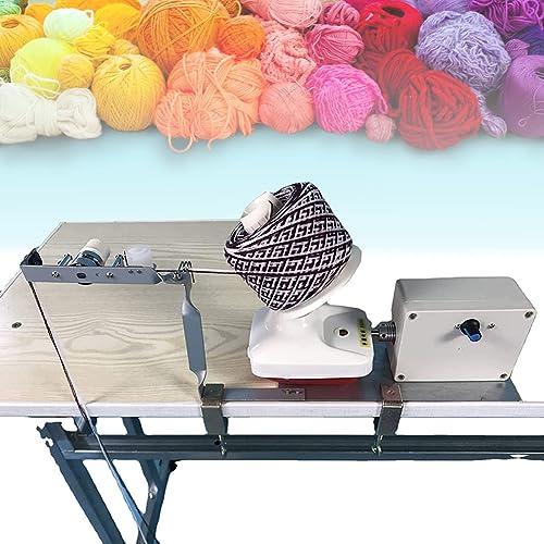 Automatischer Garnknäuelwickler, 150 g maximale Kapazität, elektrische Strickrolle für Wolle, Schnur, Nylon, Metallgarn, effiziente Fadenball-Wickellösung von Generisch