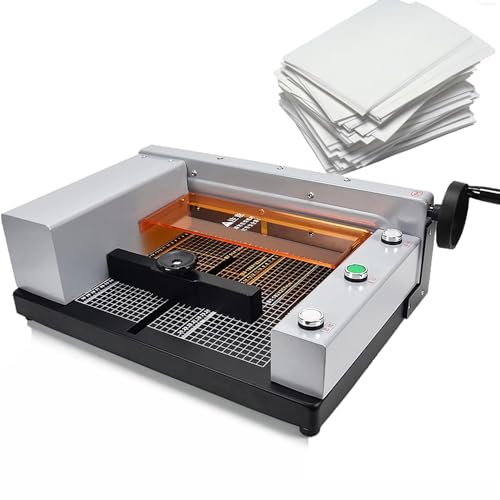 Automatischer Hebelschneider, robuster elektrischer Schneider für Karton, Leder und Bürobedarf, ideal für Zuhause, Schule und den professionellen Gebrauch von Generisch