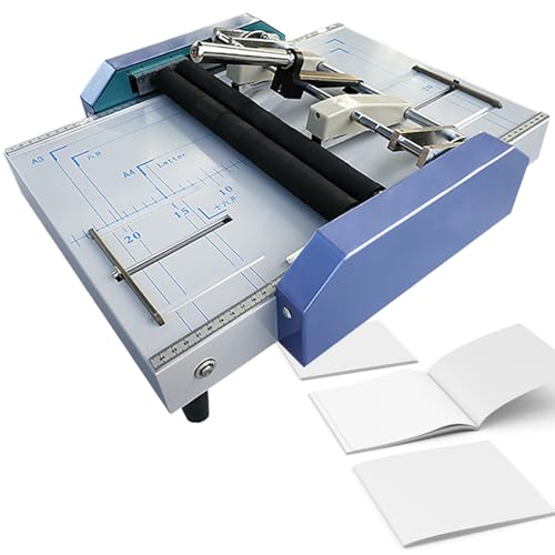 Automatischer Heftklammer, Papierfalt- und Bindehefter für Sattelstichhefte, ideal für Zuhause, Schule und Kirche von Generisch