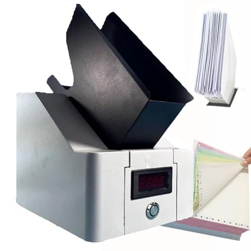 Automatischer Papierjogger, effizienter Desktop-Sortierer zum schnellen Ausrichten von A4-Blättern, ideal für Büro- und Druckaufgaben von Generisch