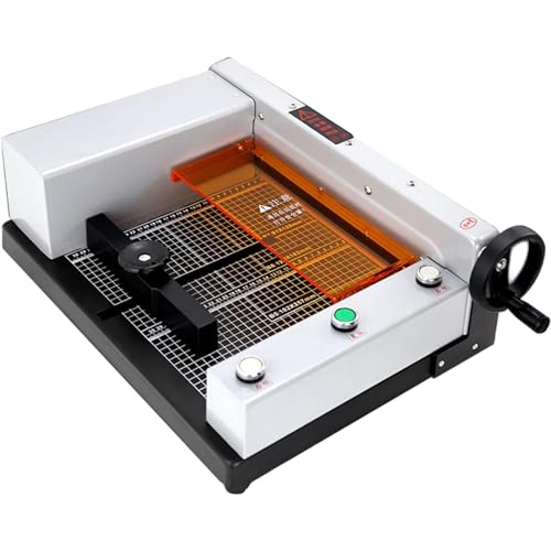 Automatischer Papierschneider mit präziser Positionierung, strapazierfähig für Karton und Leder, perfekt für Büro, Zuhause, Schule, Basteln und Schneiden von Dokumenten von Generisch
