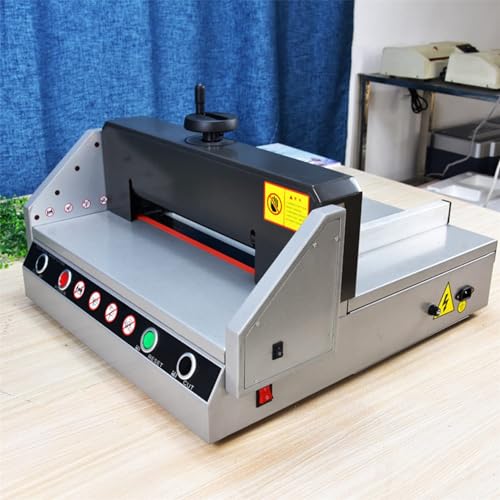 Automatischer Schneidemaschine mit Sicherheitsschutz, schneidet bis zu 40 mm dicke Materialien, ideal für Gutscheine, Bastelarbeiten und Fotos von Generisch