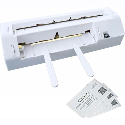 Automatischer Visitenkartenschneider, verstellbarer elektrischer Kartenschneider für 100~280g Papier, schneidet 100 Blatt in 3 Minuten, ideal für professionelle Einladungen von Generisch