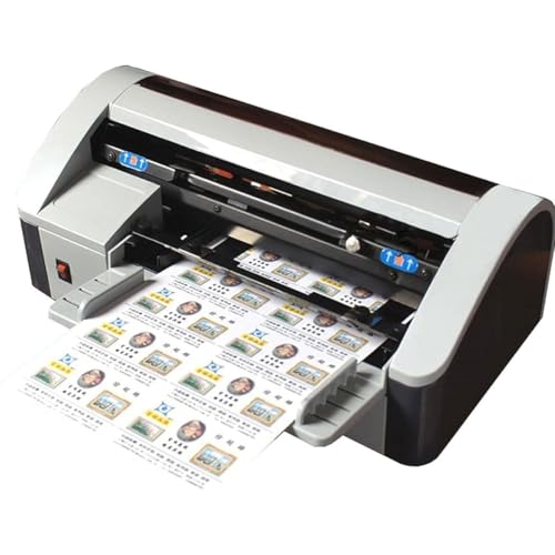 Automatischer Visitenkartenschneider mit verstellbarem Rand, Hochgeschwindigkeits-Scrapbooking-Werkzeug für Postkarten und Einladungen von Generisch